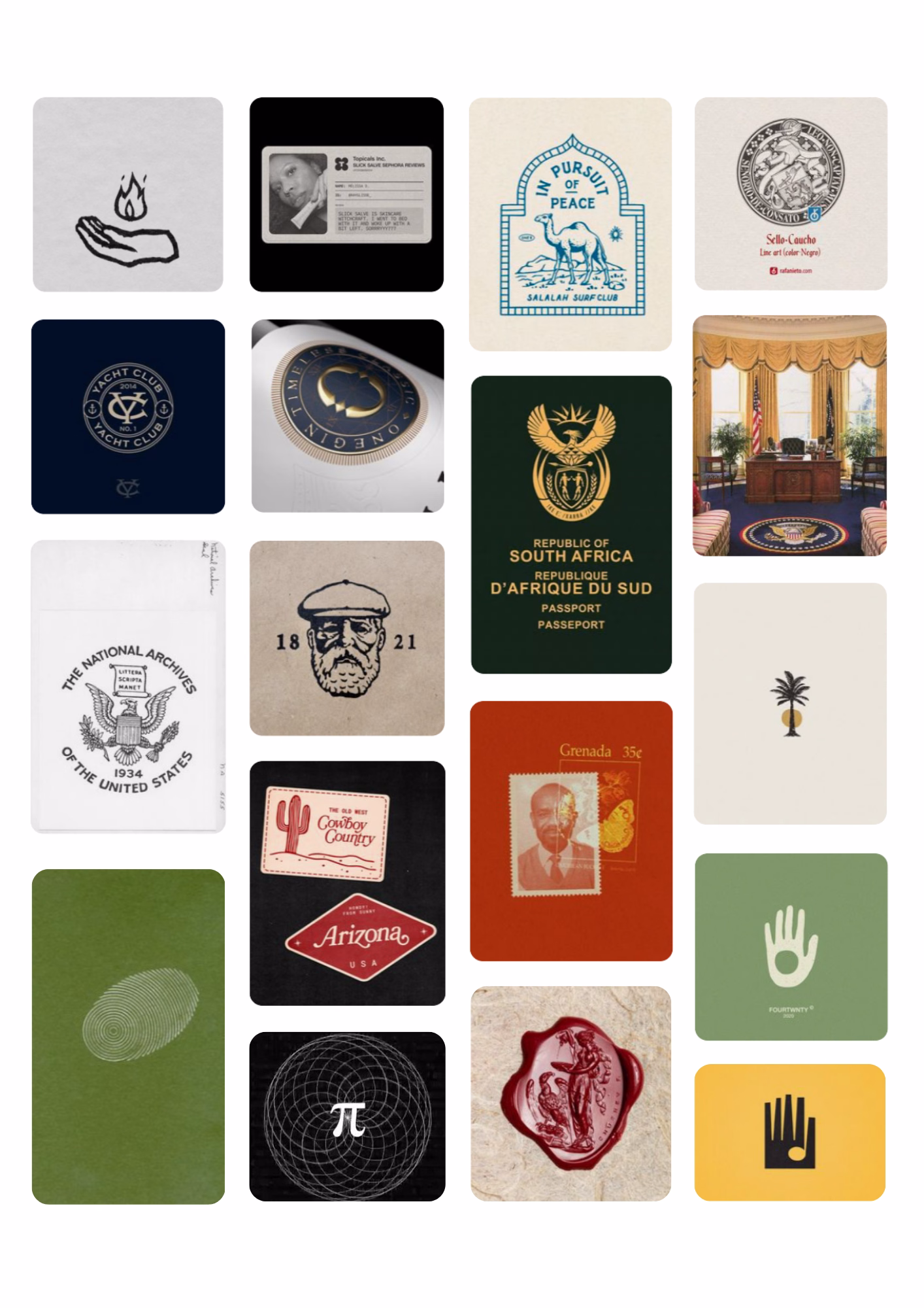 our step-by-step logo design process _OOTC Moodboarding
